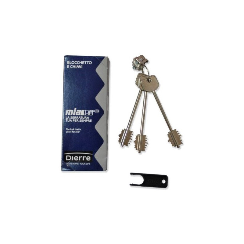 Block Lock and Keys for Armored Lock Dierre-Mia 3110